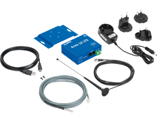 HWg-Ares12 LTE komplett kit inklusive 1st temperatursensor