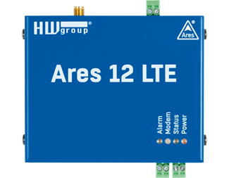 HWg-Ares12 LTE komplett kit inklusive 1st temperatursensor