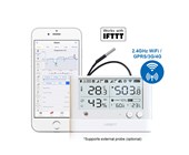 Wi-Fi og SIM for temperatur, luftfuktighet og eksterne sensorer