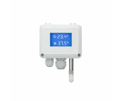 4-20mA, 2-tråd, väggmonterad, display