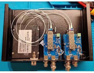 4-kanalers 3G-SDI til fiberkonverter, video