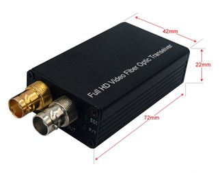 3G-SDI til Fiberkonverter med Tally og Loop out, pakke
