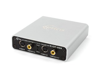 Omformer, S-video/kompositt til DVI-fiber