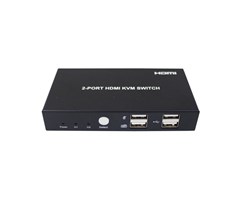 2 portar, 4K, HDMI KVM Switch