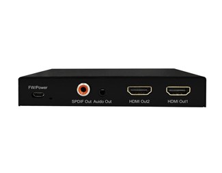 4K @ 60 Hz YUV4:4:4 18 Gbps, 3,5 mm analog- og SPDIF-lyd ut/innebygd