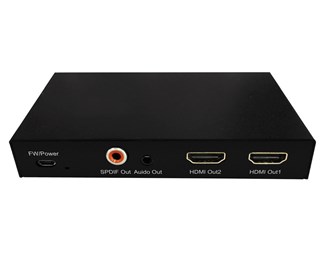 4K @ 60 Hz YUV4:4:4 18 Gbps, 3,5 mm analog- og SPDIF-lyd ut/innebygd