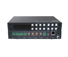 4 x 4, HDMI2.0, 4K@60 Hz, YUV4:4:4, 18 Gbps, HDR, 19" boks