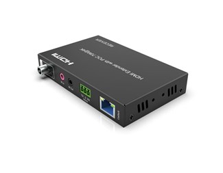 Mottaker, Cat6 inn, HDMI2.0 ut, SPDIF og analog lyd ut, IR