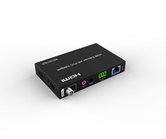 Mottaker, Cat6 inn, HDMI2.0 ut, SPDIF og analog lyd ut, IR