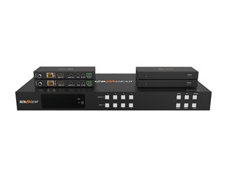 4x4 Matrixväxel med HDBaseT förlängare 150M