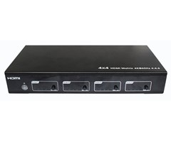 HDMI Switch/Matrix 4x4 4K @ 60 Hz YUV4:4:4 liten boks