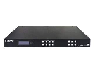 4K HDMI matrise og videoveggkontroller 4x4 sømløs switch 