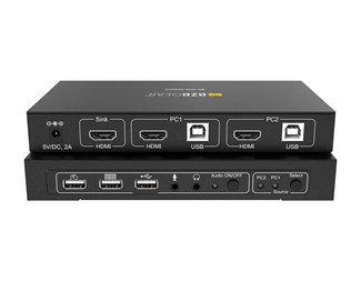 2x1 HDMI KVM Switch for USB 2.0