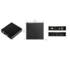 12G-SDI-sender over IP med USB 2.0