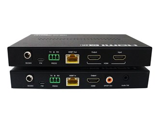 Pakke med sender og mottaker, HDBaseT-forlenger