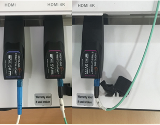 LC Multimode Simplex fiber HDMI 2.0-forlenger