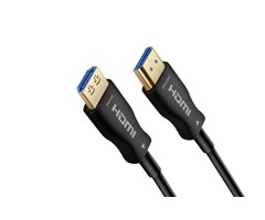 5M HDMI 2.0, låsekontakter AOC hybridkabel