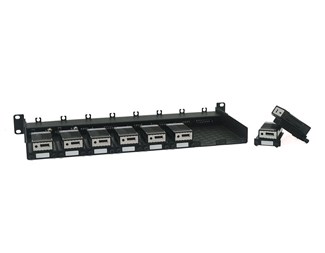 Sender og mottaker, LC MM Simplex-fiber inkl. kobberforlengelse.