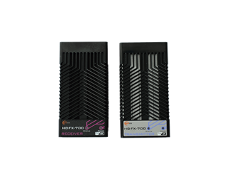 Sender og mottaker, LC MM Simplex-fiber inkl. kobberforlengelse.