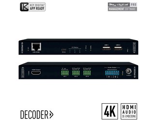 AV over IP-system 4K, mottaker