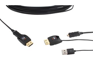 10m, 4K HDMI 2.0 avtakbar hybridkabel