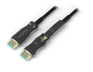 HDMI 2.0 avtakbar AOC hybridkabel 10 m.