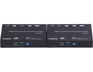 Sender, 1 x HDMI, 1 x SFP+, 1 x RJ45, KVM, USB, velgbar ID