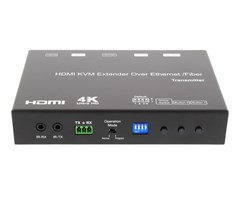 Sender, 1 x HDMI, 1 x SFP+, 1 x RJ45, KVM, USB, justerbar ID, PoE