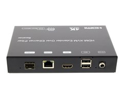 Sender, 1 x HDMI, 1 x SFP+, 1 x RJ45, KVM, USB, velgbar ID