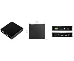 DisplayPort-sender over IP med USB 2.0