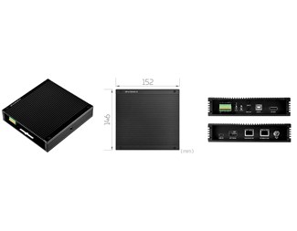 DisplayPort-sender over IP med USB 2.0