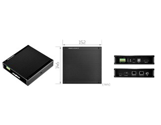 HDMI-sender over IP med USB 2.0