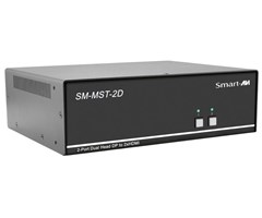 2 x DisplayPort 1.2a inn, 2 x HDMI ut, 2 x USB B inn, 2 x USB A 1.1 ut