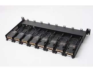 Støtte for HDMI, DP og DVI-moduler, dobbel strømforsyning