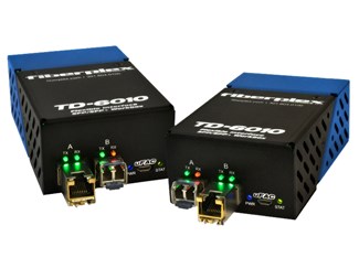 Nätverks Audio DANTE och AVB fiberlänk, MM 1310nm, 2km, par