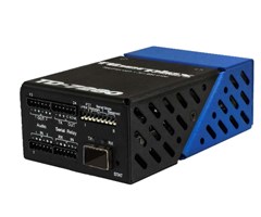 Audio med serie och kontakt data fiberlänk, välj lämplig SFP