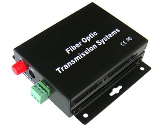 Fiberoptisk sender/mottaker, lyd, 1-kanals simplex