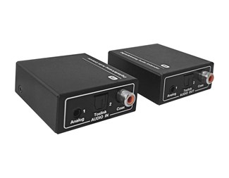 Audio-förlängare PCM2.0 eller Digital 5.1 (DTS, Dolby Dig.)