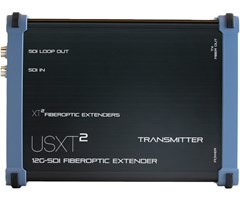 Transmitter fiberextender 12G-SDI med nätverk fältbruk