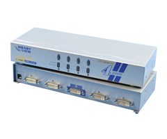 DVI velgeren 4 PC 1-skjermen med programmet valg
