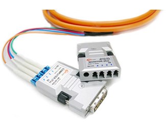 DVI Extender multimode 4-fiber, 4xLC-kontakt