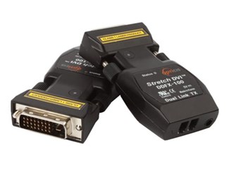 Dual Link DVI på 2-fiber opptil 500 m
