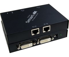 DVI-förlängare sändare 70m 2x Cat.5E/6 utgångar,1 DVI lokal