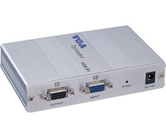 VGA-förlängare Cat.5, 300m, fyra sändare