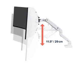 Upp till 49'', Max 19kg , Vit