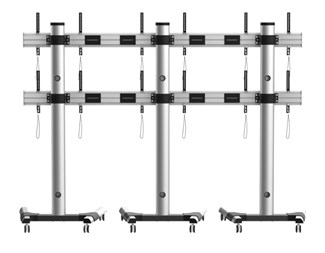 6 x 22-55'' Skjermer. Maks (6x60kg) 360kg