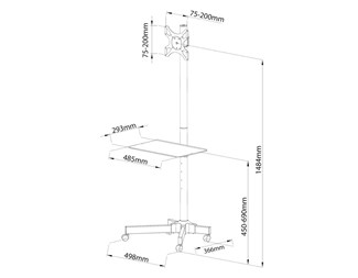 19'' til 37'' Skjerm. Maks 20kg