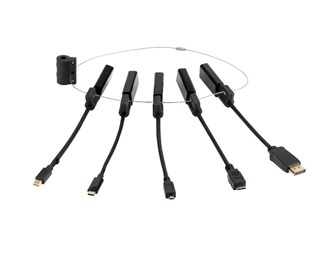 HDMI til USB-C, DP, mini-DP, mini-HDMI og micro-HDMI