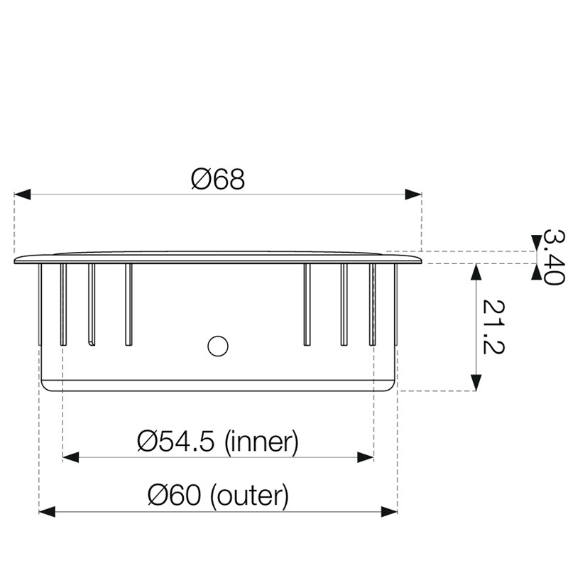 20127191 Ø60 mm Bord gjennomføring med børste svart 3402000109 03.jpg
