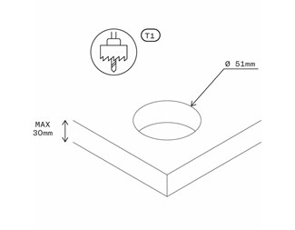 Hvit dobbel USB-C lader QC3.0 30W
